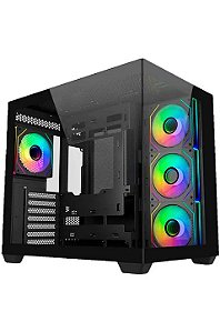 Gabinete Cooler Master Elite 681, C/ 4 Fans ARGB, Mid-Tower, Lateral de Vidro, E681-KHNN-S00