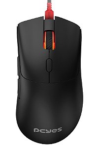 Mouse Gamer PCYes Hydrus Black Vulcan, 6 Botões, 12400DPI