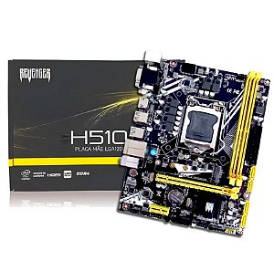 Placa Mãe Revenger H510, LGA 1200, DDR4
