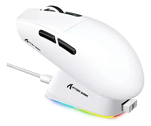 Mouse Gamer Attack Shark G3 Pro Wireless/Bluetooth, Branco