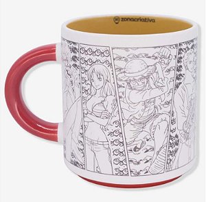 Caneca Grafite One Piece - Zonacriativa