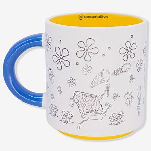Caneca Grafite Bob Esponja - Zonacriativa