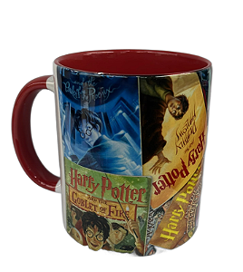Caneca One Harry Potter Livros - Piticas