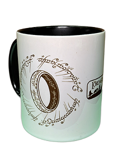 Caneca O Senhor dos Anéis One Ring - Piticas