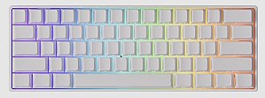 Teclado Gamer Magnético Akko Monsgeek Fun60 Pro White Sw. Glare Magnetic, RGB