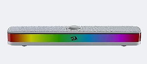 Caixa de Som Redragon Neo Soundbar Gamer, 10W RMS, RGB, Bluetooth, Cinza/Branco