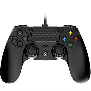Controle Gamer Kalkan Hangel Pro, Com fio, PC/PS4