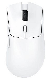 Mouse Gamer Attack Shark R1 Wireless/Bluetooth, 18.000 DPI, Sensor Óptico PAW3311, 6 Botões, Branco