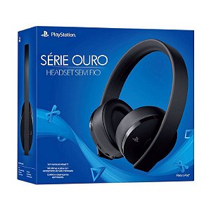 Headset Gamer Sony Série Ouro 7.1 sem fio PS4 e PS4 VR