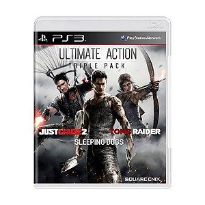 Ultimate Action Triple Pack: Just Cause 2 + Sleeping Dogs + Tomb Raider - PS3