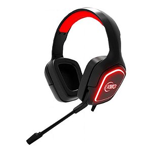 Headset Gamer KWG Taurus E1 RGB, USB, Black