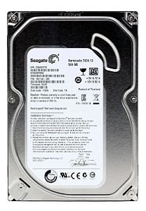 HD Seagate Barracuda, 500GB, 3.5", Desktop, SATA, ST3500413AS
