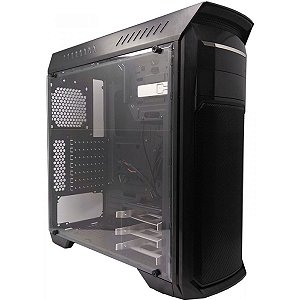 Gabinete Bluecase BG-110, Mid Tower, Lateral de Acrílico, Preto
