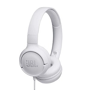 Headphone JBL Tune 500, Com Microfone, Branco