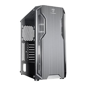Gabinete T-Dagger Vayne, Mid Tower, Lateral de Vidro Temperado, Preto