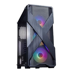 Gabinete Redragon Brawn, Mid Tower, Lateral de Acrílico, Preto