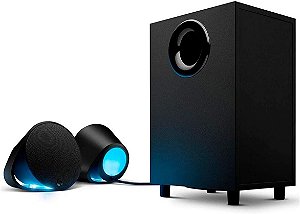 Caixa de Som Logitech RGB Lightsync, G560, 120W RMS, Preta