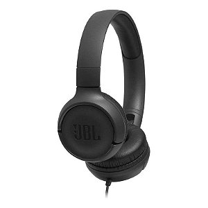 Headphone JBL Tune 500, Com Microfone, Preto