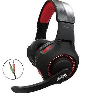 Headset Gamer Bright, Vermelho