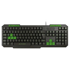Teclado Gamer Multilaser TC243, ABNT2