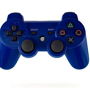 Controle Dazz Dualshock 3, Sem Fio, Azul, PS3