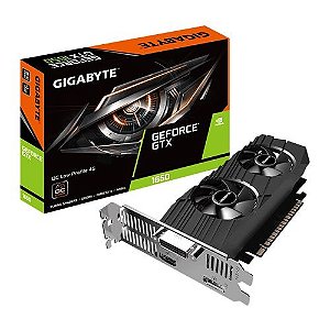 Placa de Vídeo Gigabyte Nvidia Geforce GTX 1650 4GB GDDR5, Low Profile