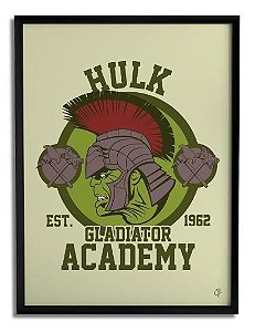 Quadro Decorativo Hulk Gladiator - 33 X 23 cm