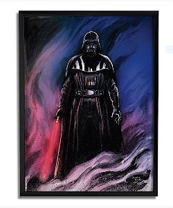 Quadro Decorativo Darth Vader - 43 X 33 cm