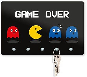 Porta Chaves Game Over, PC02, 20 X 13 cm