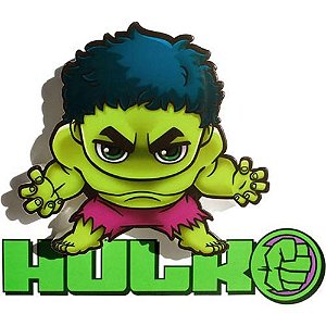 Luminária Avengers - Hulk, 3D Deco Light