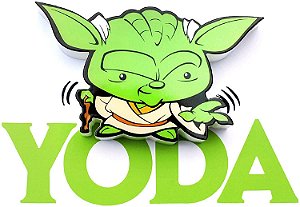 Luminária Star Wars - Yoda, 3D Deco Light