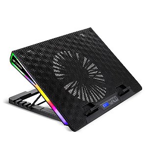 Base para Notebook C3 Tech NBC-500, Com 1 Fan, RGB