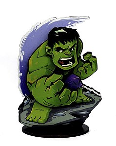 Miniatura 2.5D em MDF - Marvel - Incrível Hulk - 14cm