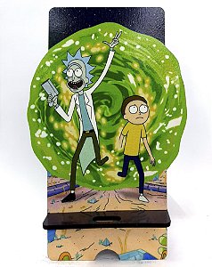 Porta Celular em MDF - Rick and Morty