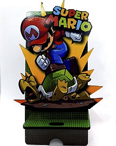 Porta Celular em MDF - Super Mario