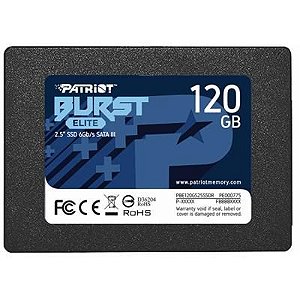 SSD Patriot Burst Elite 120GB, SATA, Leitura 450MB/s, Gravação 320MB/s