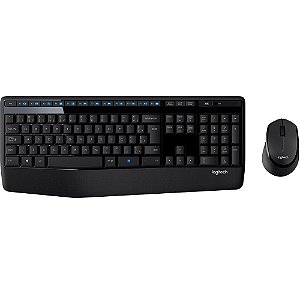 Kit Teclado + Mouse Logitech MK345, Wireless, ABNT2