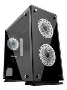 Gabinete Gamemax LED Branco H605-TA