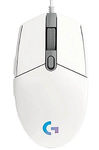 Mouse Gamer Logitech G203 RGB Lightsync Branco 8000DPI