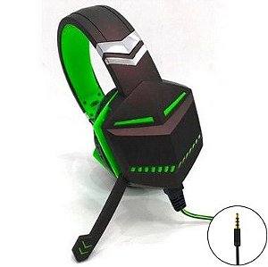 Headset Gamer Dex DF-500, verde