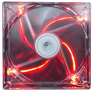 Cooler Dex DX-14T LED Vermelho, 140mm