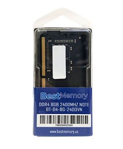 Memória RAM BestMemory 8GB DDR4, 2400MHz, Notebook