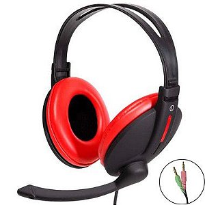 Headset Gamer Bright, Vermelho 0206