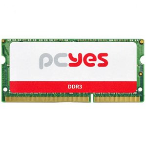 Memória RAM Notebook PCYES 4GB DDR3, 1600MHz, Sodimm