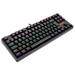 Teclado Gamer Mecânico Redragon Daksa Rainbow Switch Blue