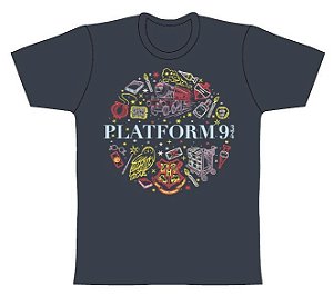 Camiseta Clube Comix Harry Potter Plataforma 9 3/4