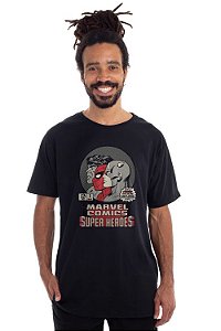 Camiseta Clube Comix Marvel Super Heróis