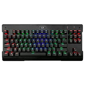Teclado Gamer  Mecânico Redragon Visnu, RGB, Switch Outemu Blue, ABNT2