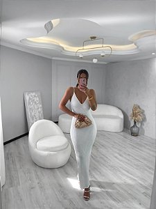 Vestido Alcinha Lurex Cores