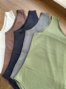 Body Poliamida Um Ombro Só Cores